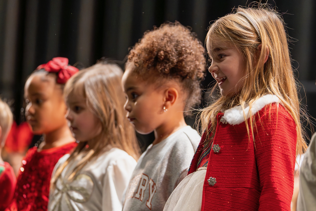 The full day preschools (Parker Educational Center, Pick Educational and Volunteer Center and Freedom Elementary) hosted their Holiday Program on Dec. 11, 2025, in the Waynesville High School Auditorium.