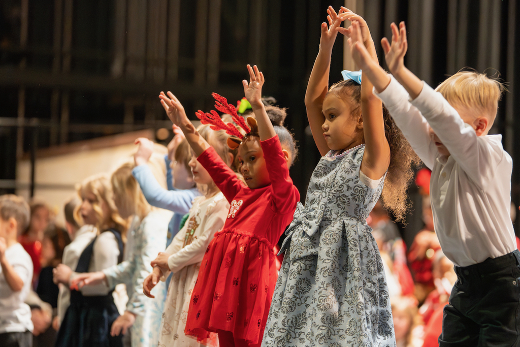The full day preschools (Parker Educational Center, Pick Educational and Volunteer Center and Freedom Elementary) hosted their Holiday Program on Dec. 11, 2025, in the Waynesville High School Auditorium.