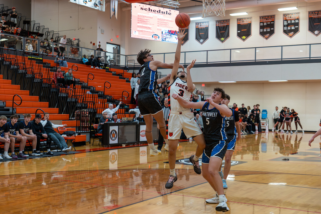WHS boys basketball game on Dec. 19, 2025.