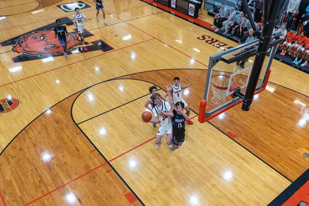 WHS boys basketball game on Dec. 19, 2025.