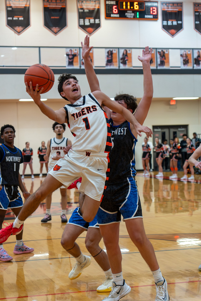 WHS boys basketball game on Dec. 19, 2025.