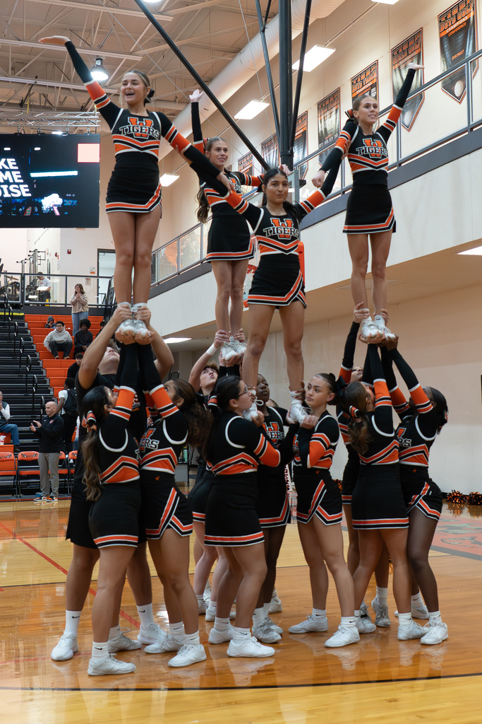 The Waynesville High School girls and boys varsity basketball teams competed against Republic on Jan. 2, 2026, in the main gym at WHS. The band, cheer and Rhythm Nation dance team also performed during the event.