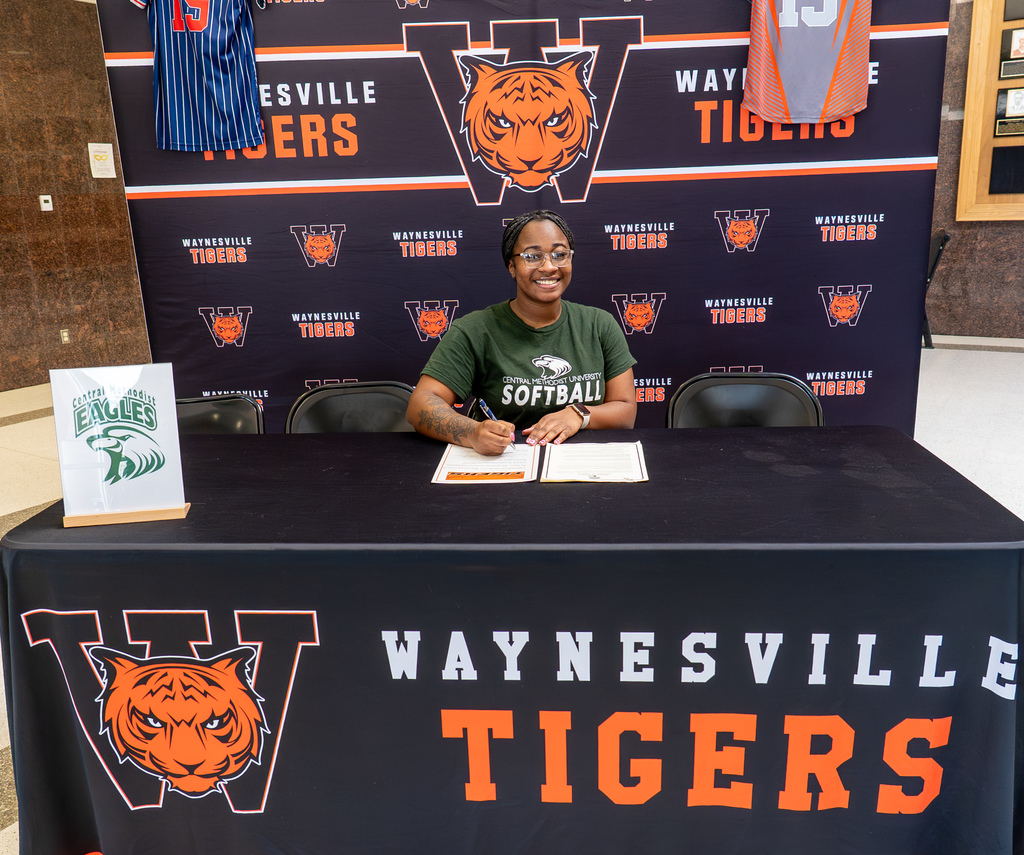Sariah Horsey, a senior at Waynesville High School, has signed to continue her academic and athletic (softball) career at Central Methodist University. Her signing was held on Jan. 28, 2026.
