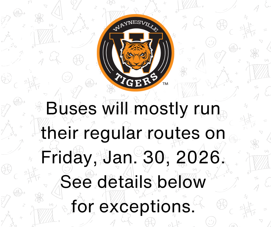 Buses will mostly run their regular routes on Friday, Jan. 30, 2026. See details below for exceptions.