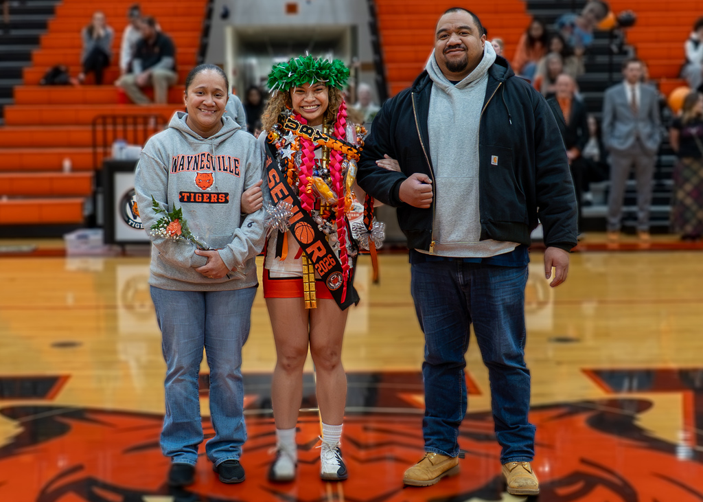 Senior Night for girls basketball