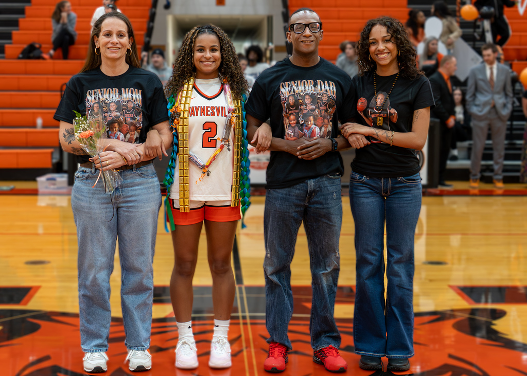 Senior Night for girls basketball
