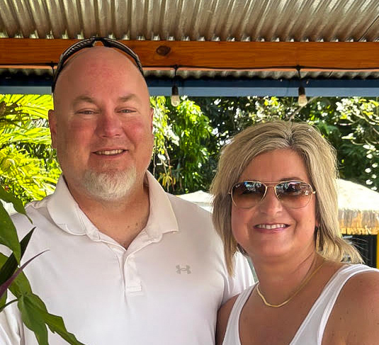 Ty Kime and his wife Sara