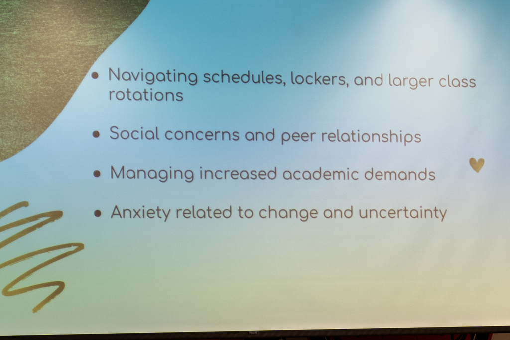 Navigating change might include