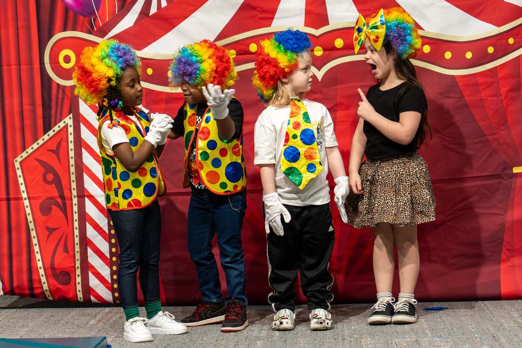 The "circus" came to town, featuring Tammie Schneider’s preschool students at Parker Educational Center, on Feb. 12, 2026. This event served as the culmination of their unit on animals.