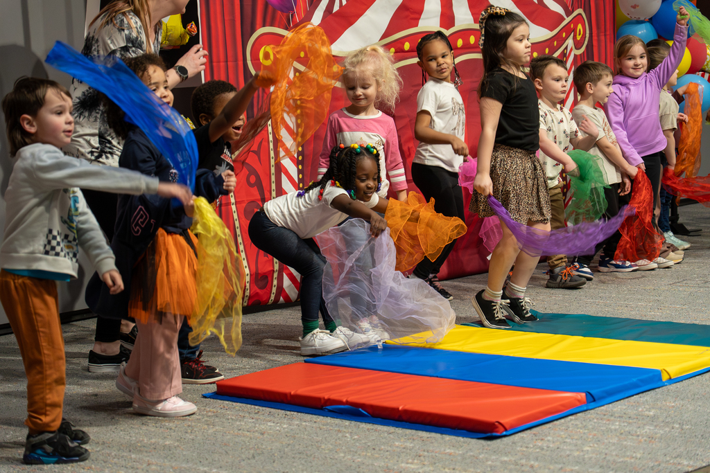 The "circus" came to town, featuring Tammie Schneider’s preschool students at Parker Educational Center, on Feb. 12, 2026. This event served as the culmination of their unit on animals.