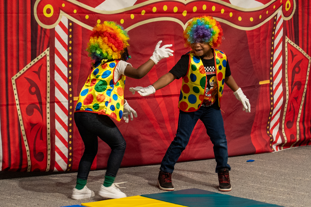 The "circus" came to town, featuring Tammie Schneider’s preschool students at Parker Educational Center, on Feb. 12, 2026. This event served as the culmination of their unit on animals.