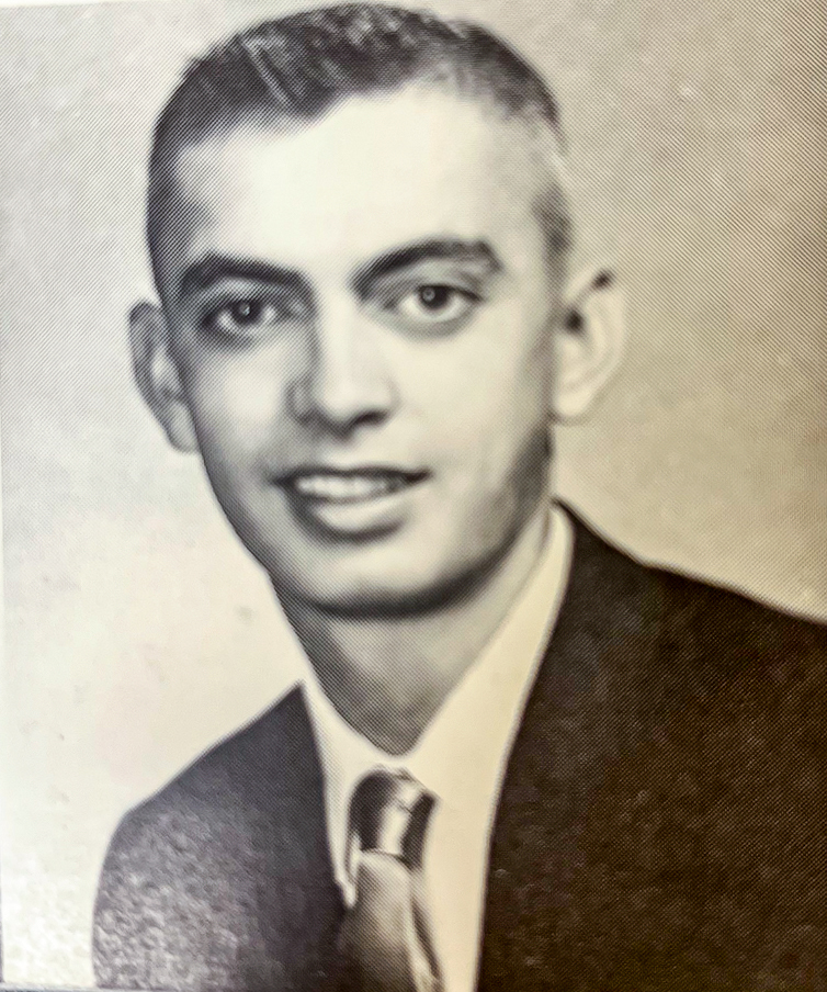 Bill Davenport's yearbook photo 