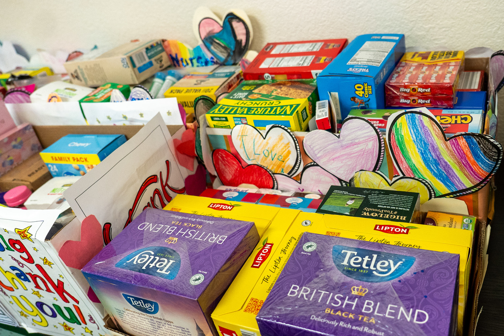 Thayer students deliver items to GLWACH