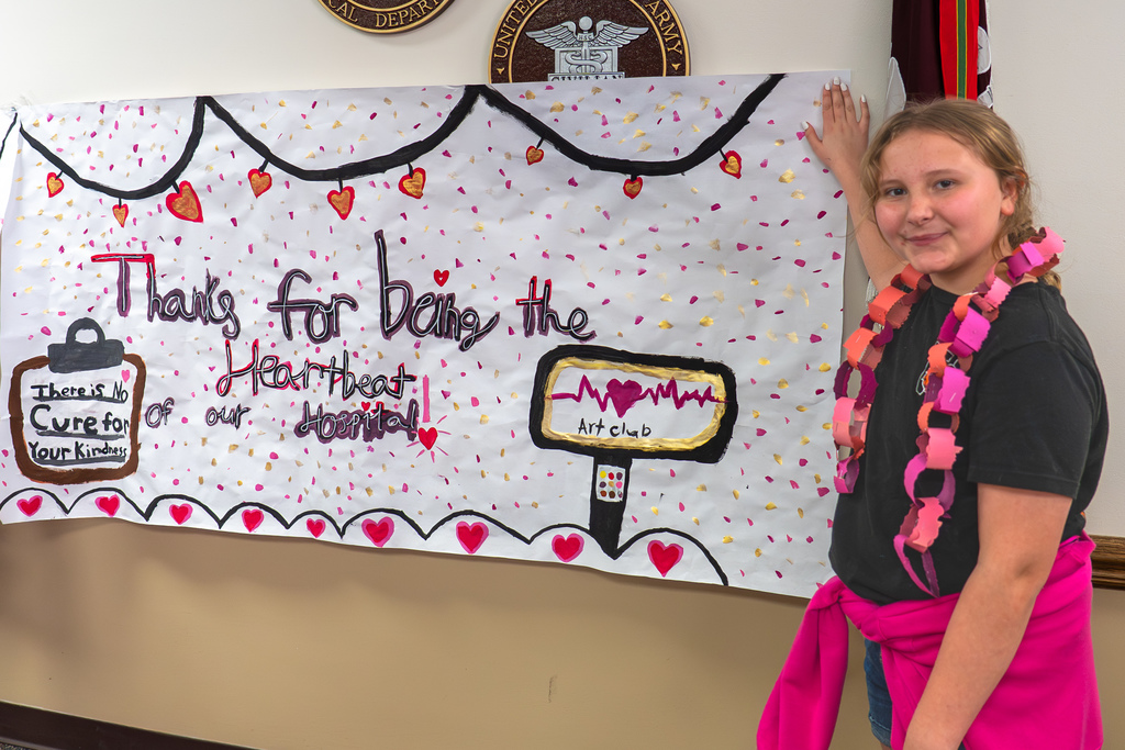 Thayer students deliver items to GLWACH