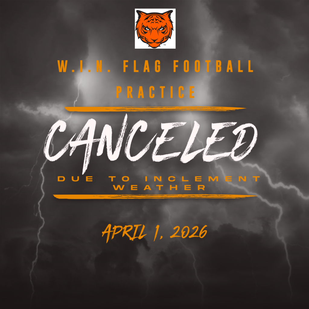 Flag Football Practice Canceled
