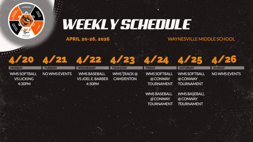 April 20-26 athletic schedule