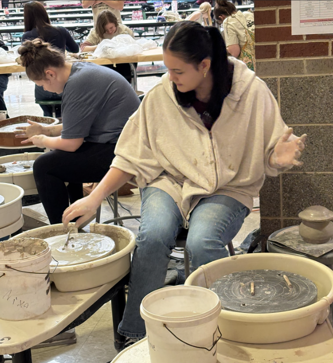 Waynesville High School art students earned seven awards at the Clay It Up/Sketch It Out Competition hosted by Nixa High School on April 18, 2026.  A total of 22 WHS students competed against peers from seven schools, taking on a series of timed challenges throughout the day. Each challenge was 70 minutes long.