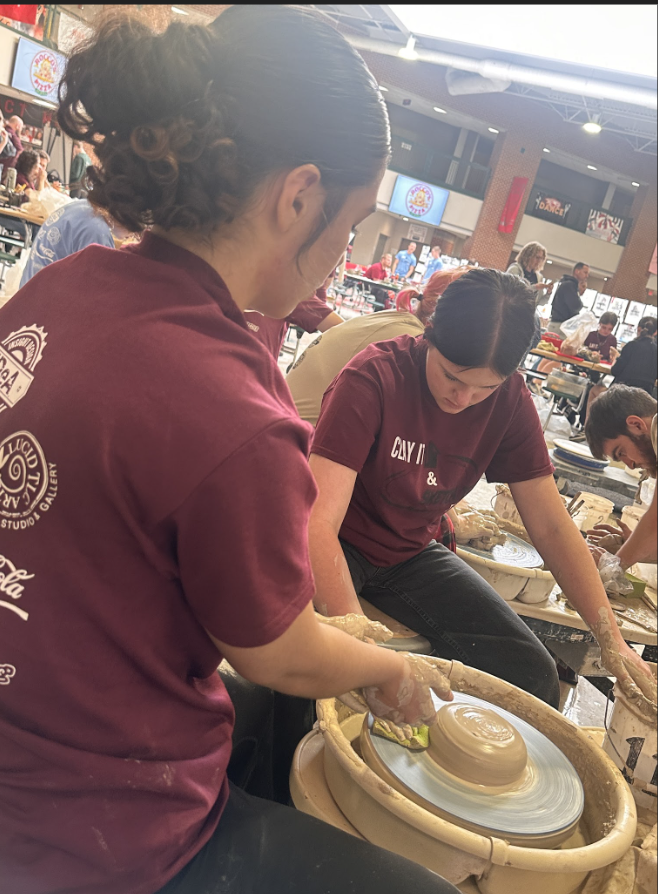 Waynesville High School art students earned seven awards at the Clay It Up/Sketch It Out Competition hosted by Nixa High School on April 18, 2026.  A total of 22 WHS students competed against peers from seven schools, taking on a series of timed challenges throughout the day. Each challenge was 70 minutes long.