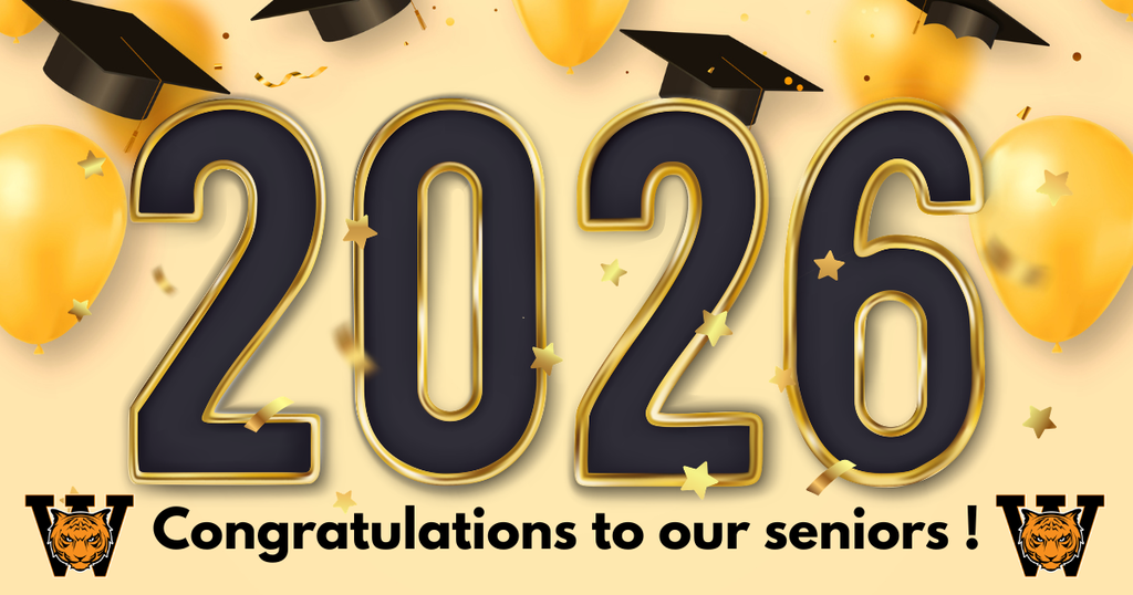 Congratulations graphic to the Class of 2026