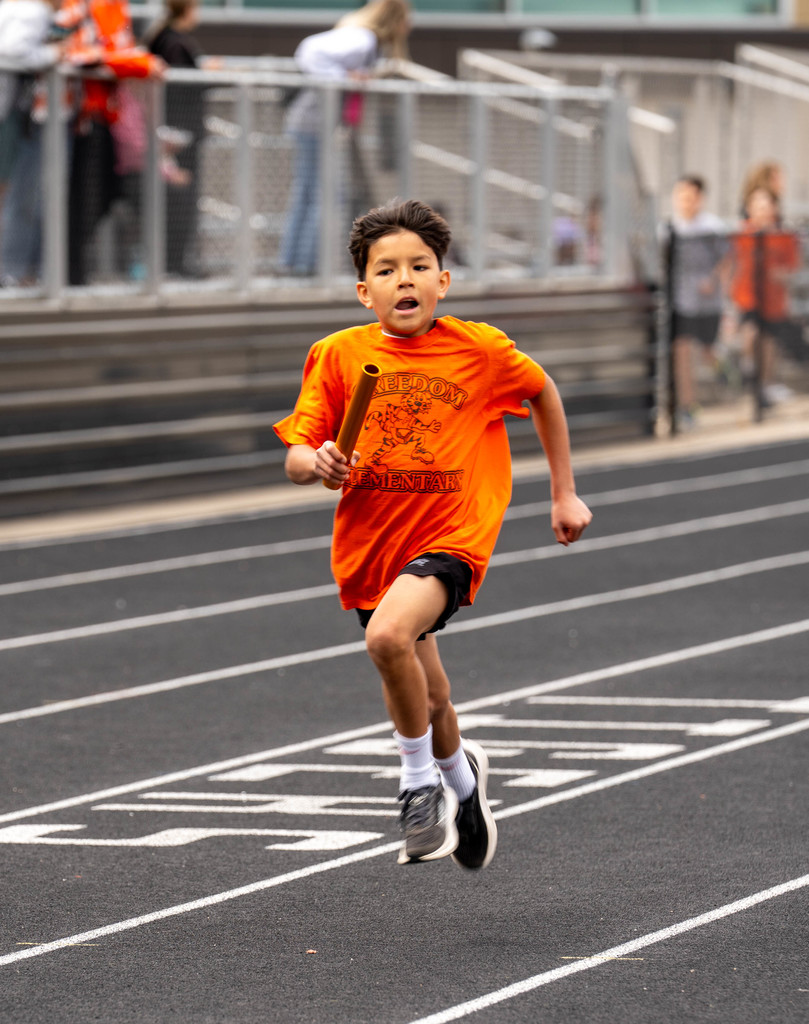 The Waynesville R-VI School District hosted its annual Elementary Track Meet on Friday, May 8, 2026, at Tiger Stadium on the Waynesville High School campus. Students in 4th and 5th grades from East, Freedom, Partridge, Thayer and Wood competed in multiple track and field events.