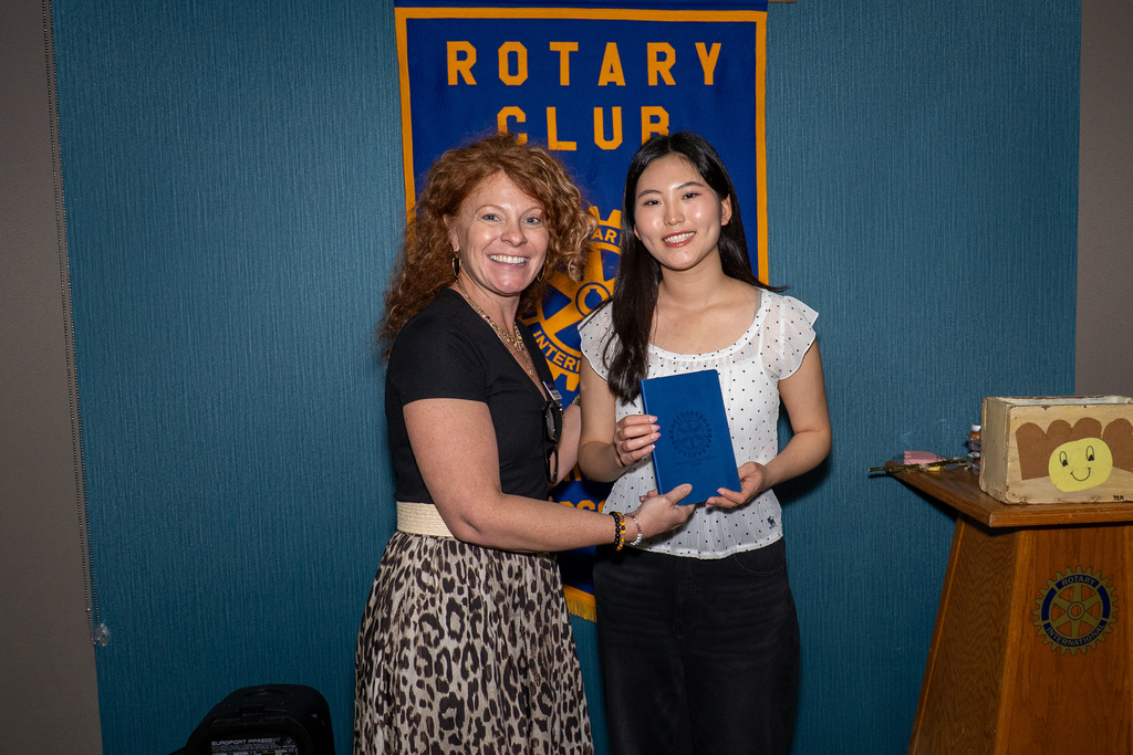 Choi named Rotary Student of the Month