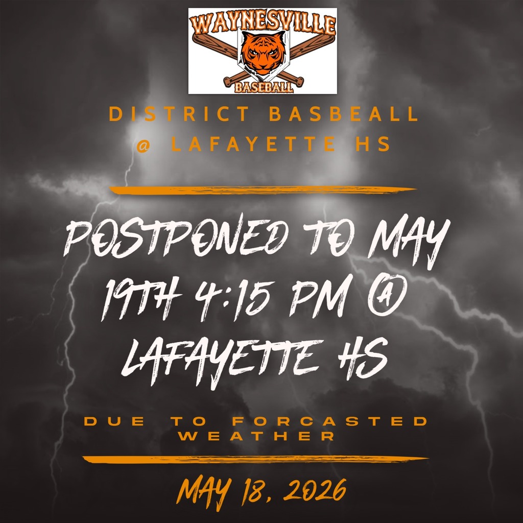 District Baseball Postponed