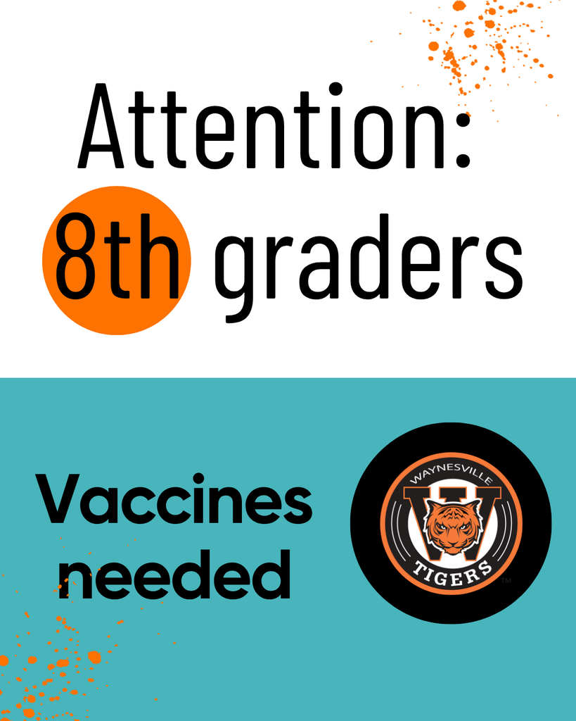 8th graders need vaccines before the start of the school year