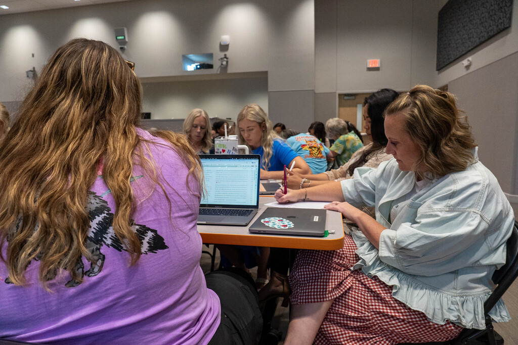 Waynesville R-VI staff members attend training.