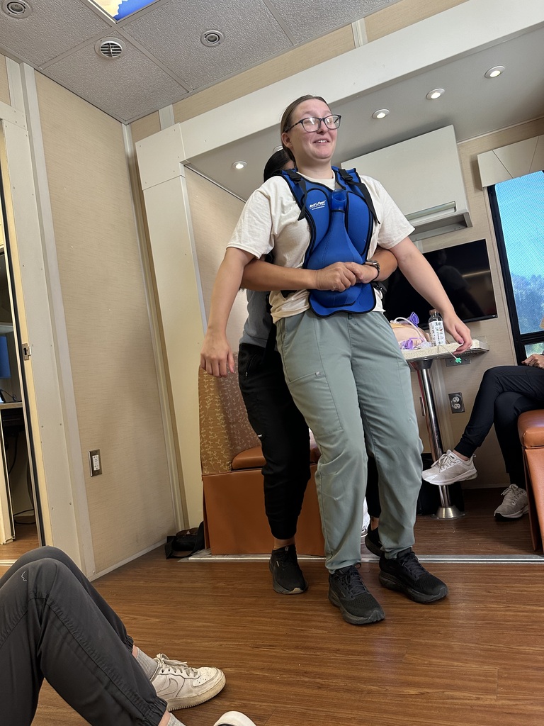 Nurses participate in University Simulation Lab