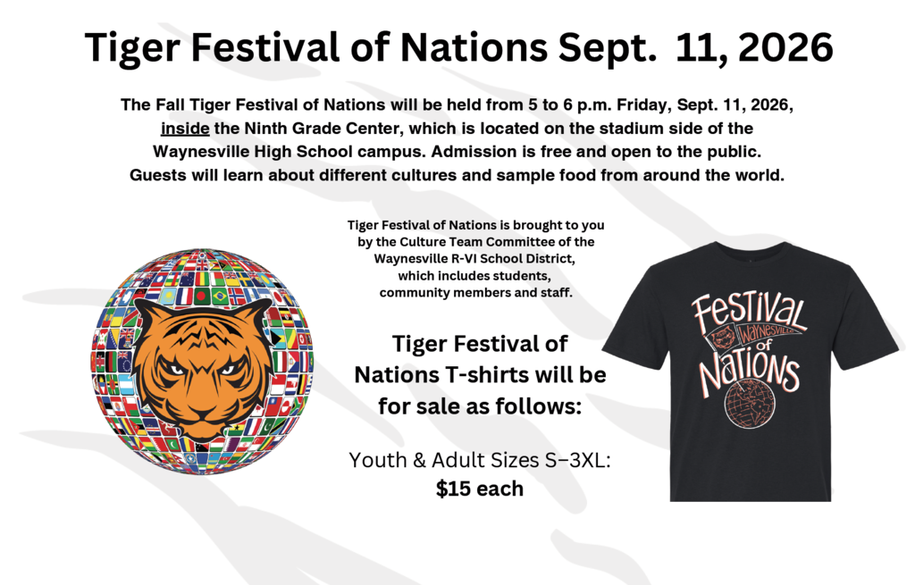 Tiger Festival of nATIONS iNVITATION
