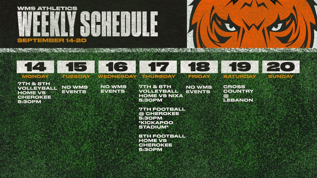 9/14-20 WMS Athletics