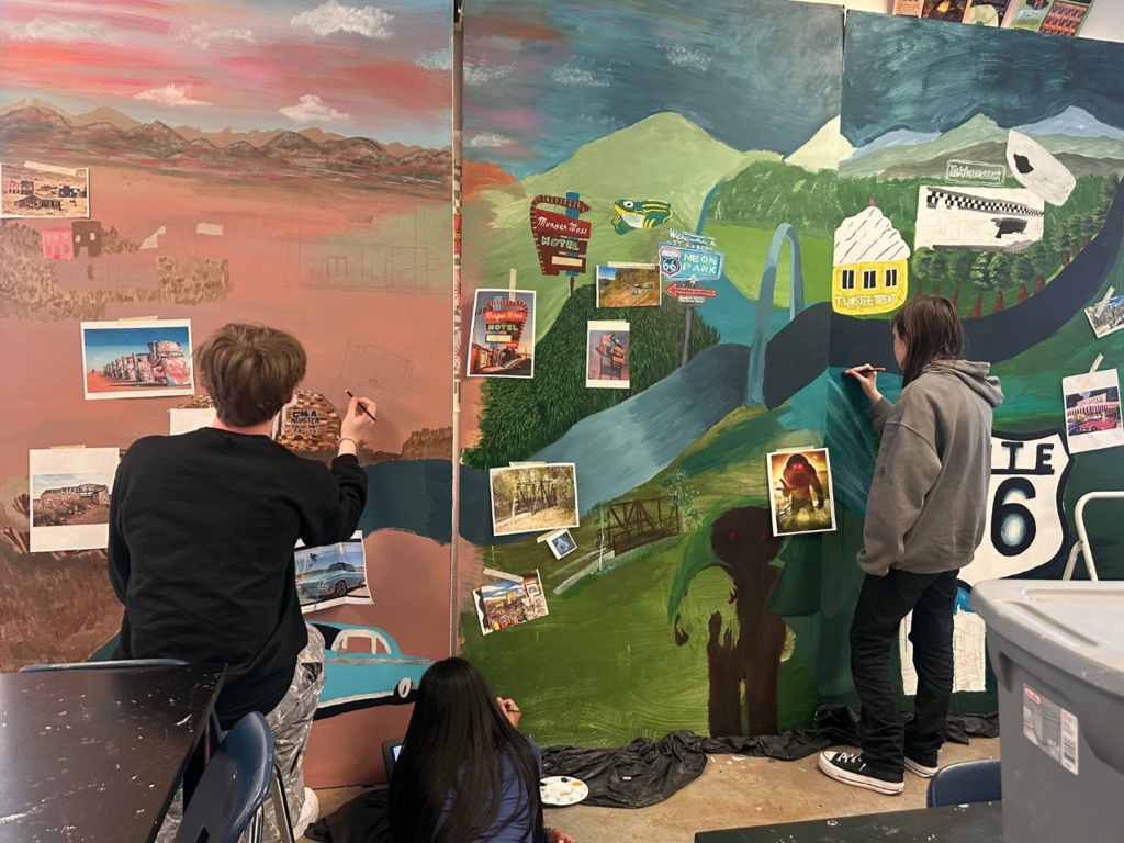 WHS students celebrate 100th anniversary of Route 66