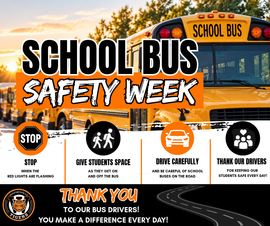 School bus safety week flyer