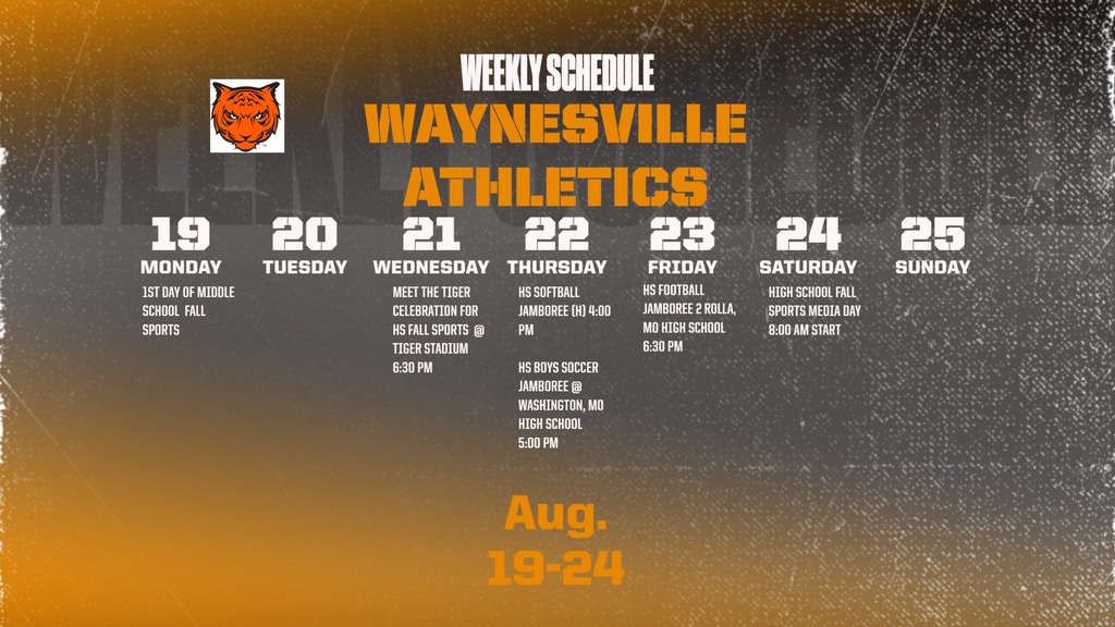 Athletics schedule
