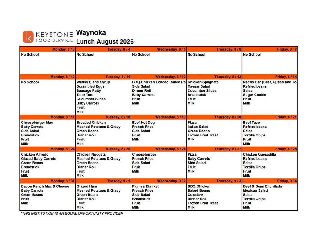 August Lunch