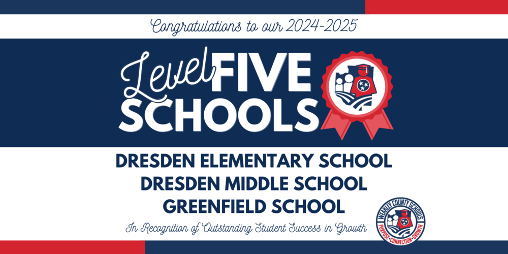graphic announcing level 5 schools
