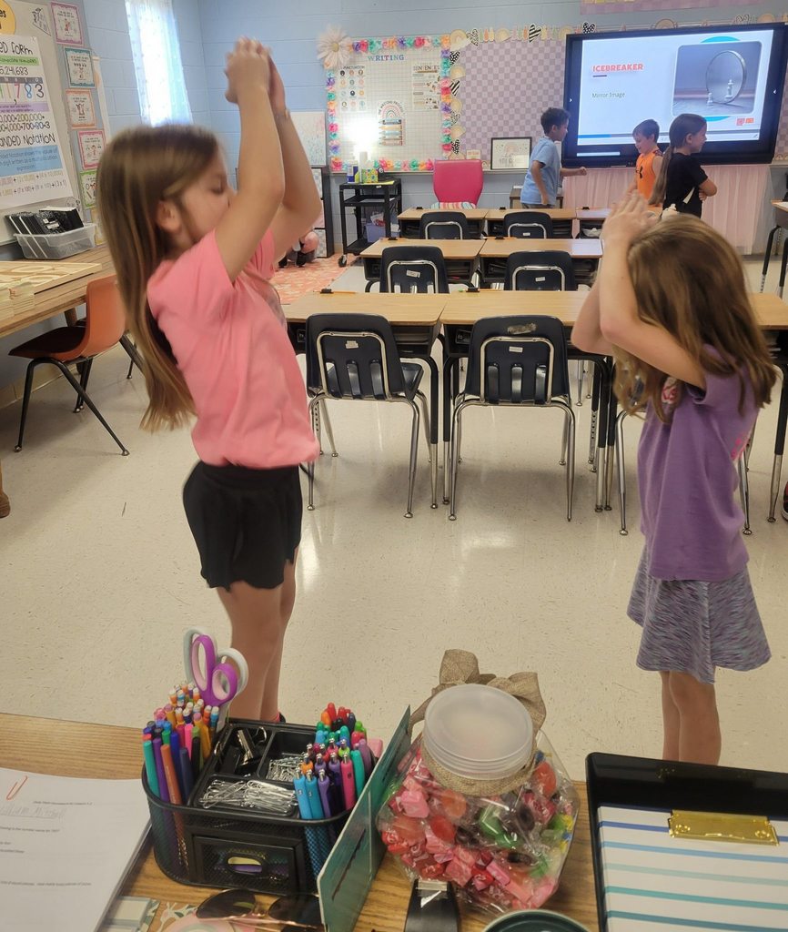 Students completing Icebreaker