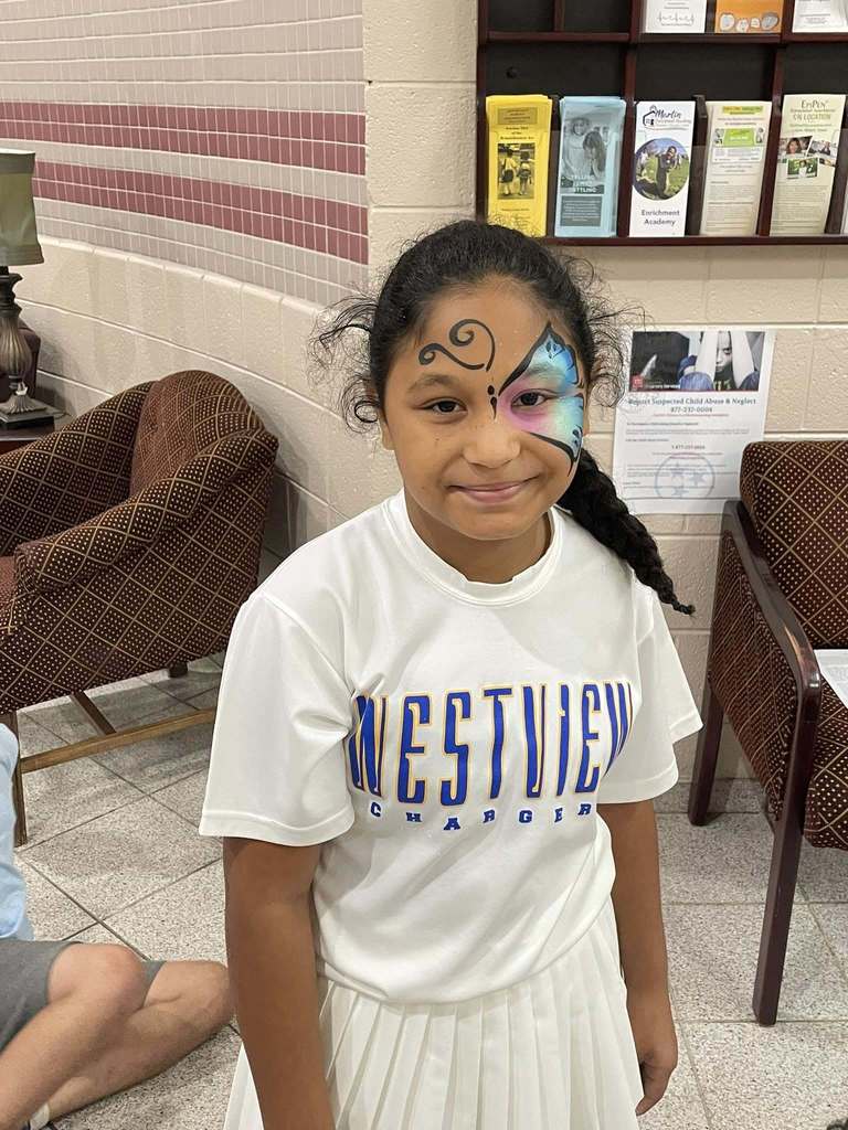 girl with facepaint