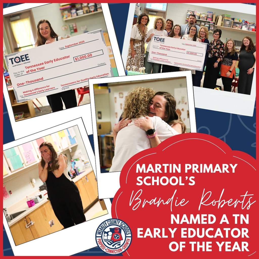 graphic announcing brandie roberts a tn early educator of the year