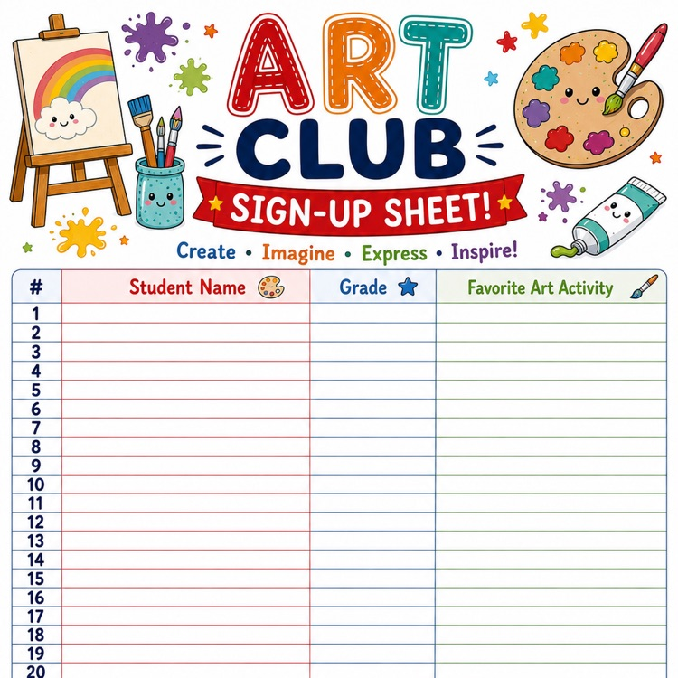 up for after school clubs! stop by the library or a club sponsor and get involved!