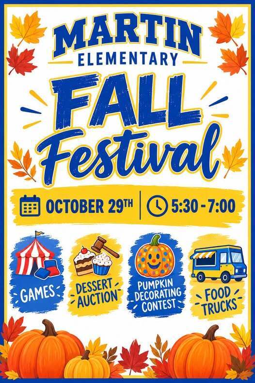 Fall Fest is October 29th at MES