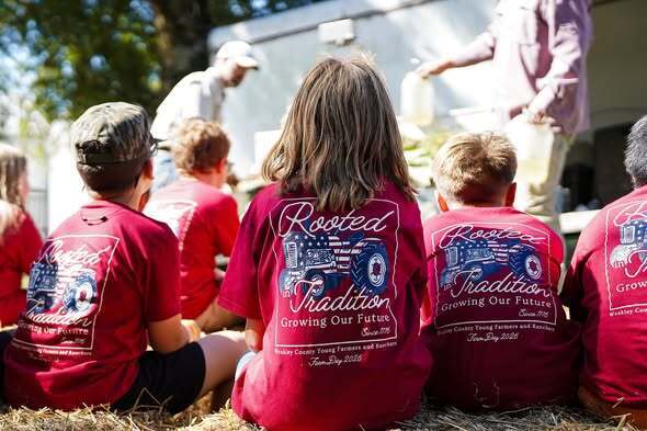 Students at Farm Day 2026