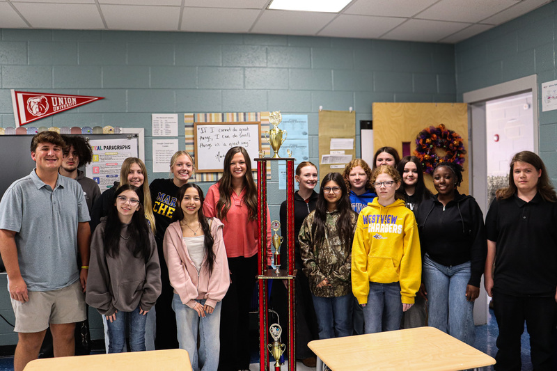 october featuer teacher natalie mcconnell with her class
