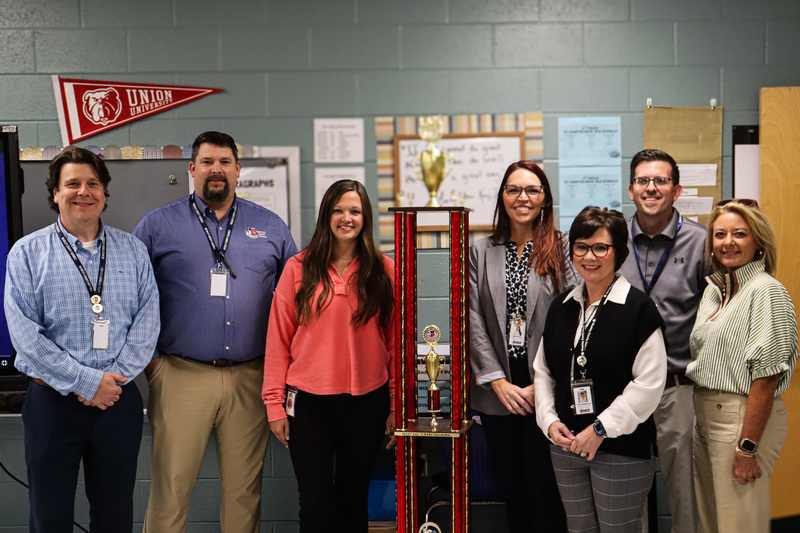 natalie mcconnell with district staff