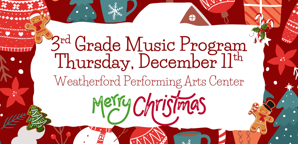 3rd Grade Music Program