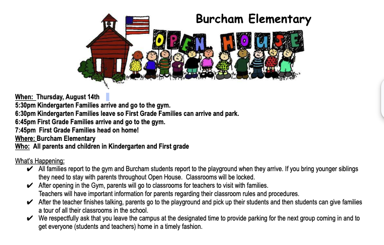 Burcham Open House