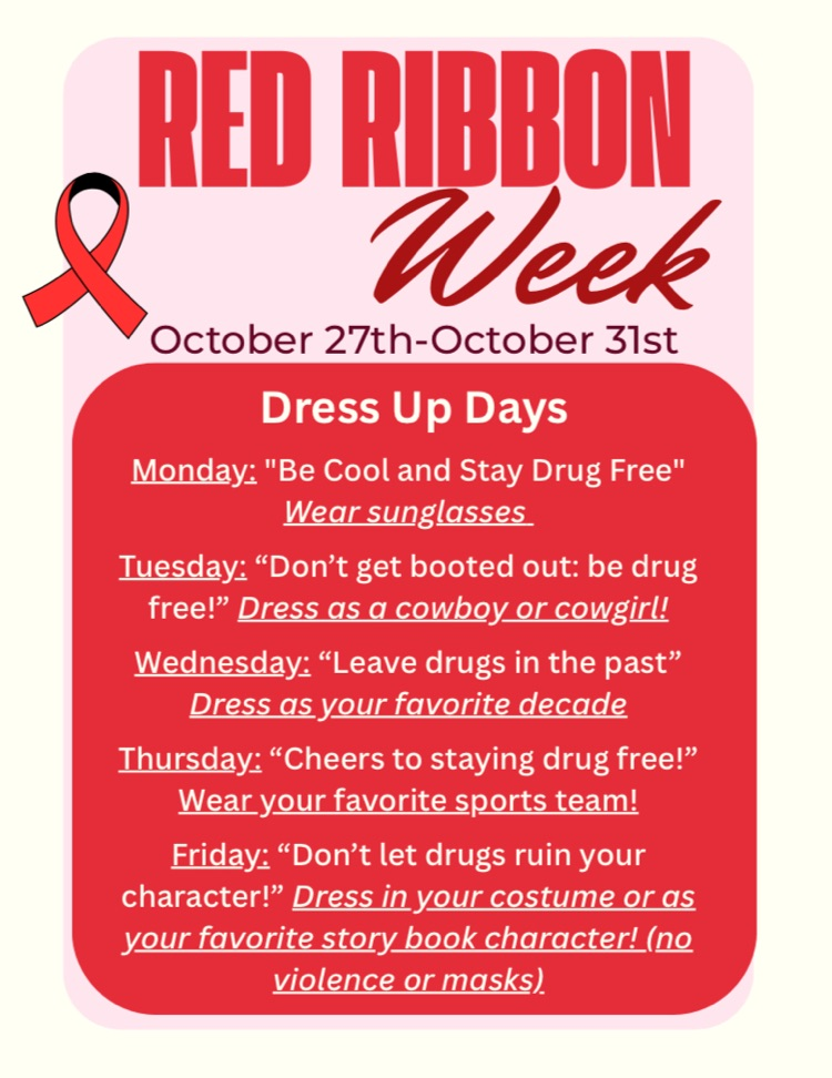 Red Ribbon Dress up Days