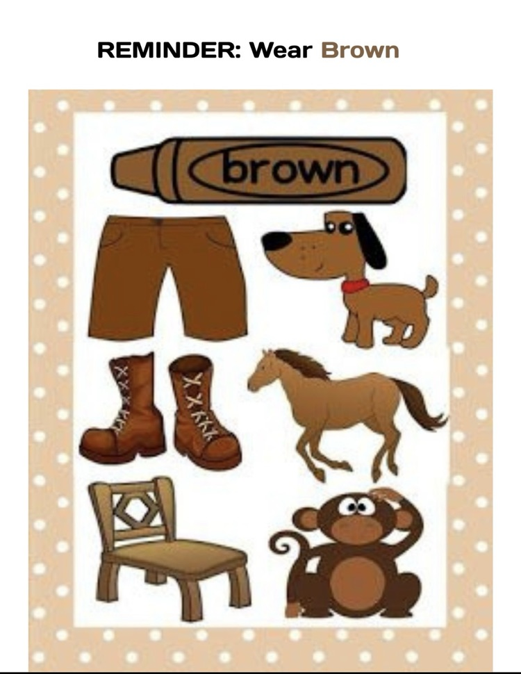 wear brown