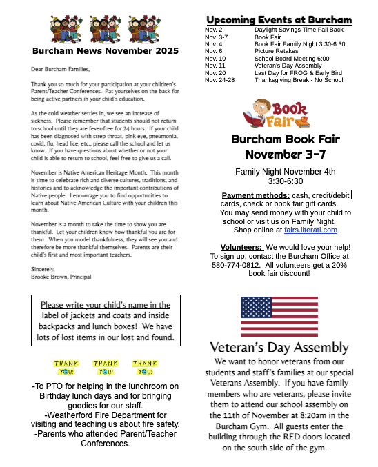 November Newsletter