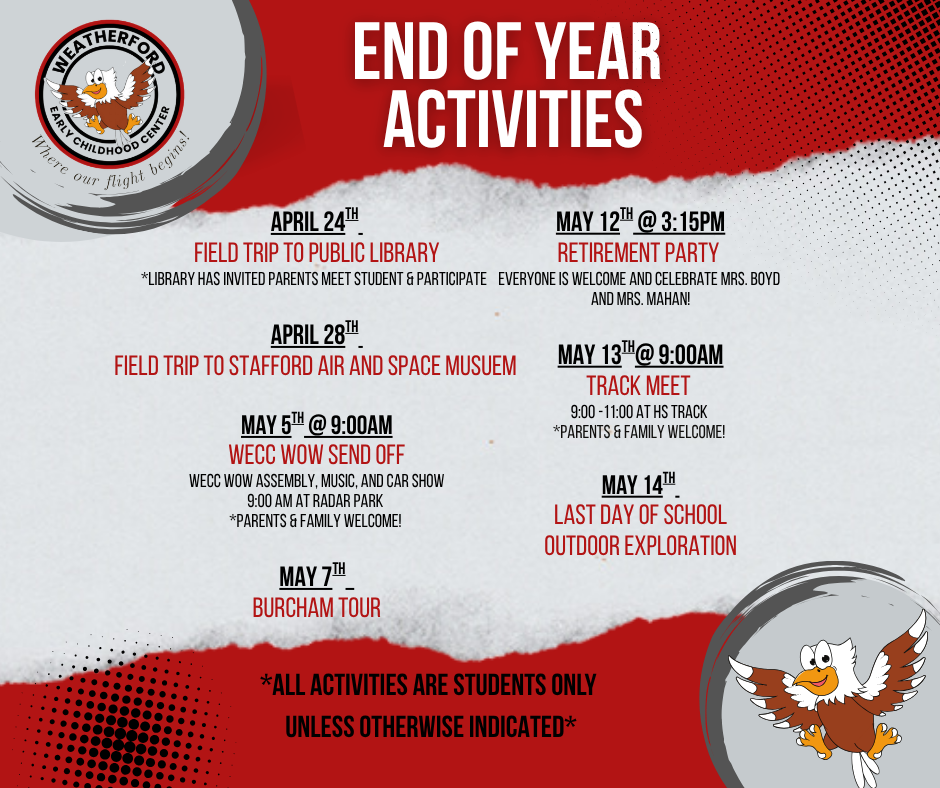 end of the year
